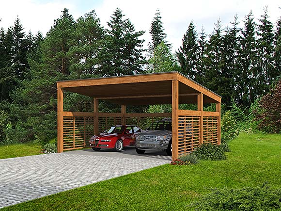 Country, Ranch, Traditional 2 Car Garage Plan 52165 Elevation