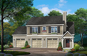 Plan Number 52216 - 1281 Square Feet