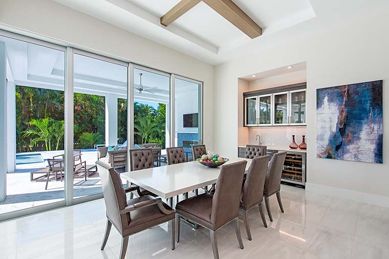 Coastal, Contemporary Plan with 4600 Sq. Ft., 4 Bedrooms, 5 Bathrooms, 3 Car Garage Picture 6