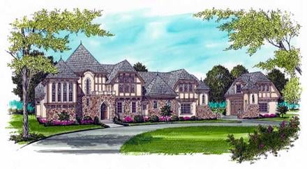 Plan Number 53748 - 6475 Square Feet