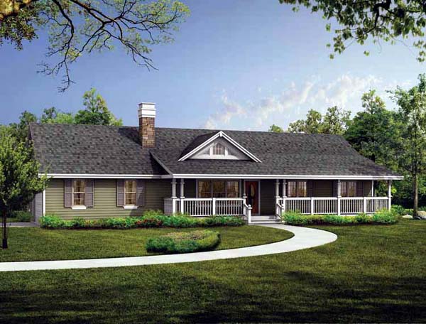 Ranch House Plan 55003 with 3 Beds, 2 Baths, 2 Car Garage Elevation Ranch House Plan 55003 with 3 Beds, 2 Baths, 2 Car Garage Elevation