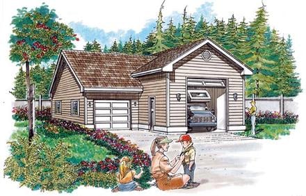 Garage Plan 55536