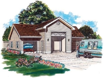 Garage Plan 55538