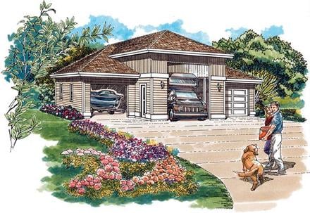 Garage Plan 55539