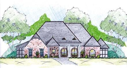 Plan Number 56332 - 3917 Square Feet