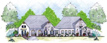 Plan Number 56335 - 4455 Square Feet