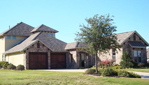 European, Traditional House Plan 56548 with 3 Beds, 3 Baths, 2 Car Garage Elevation
