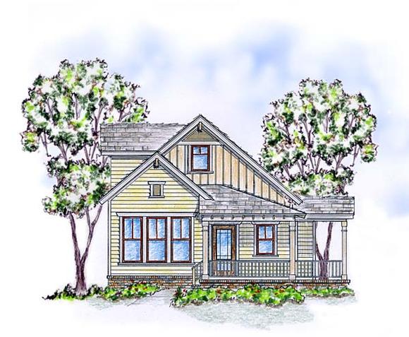 Cabin, Cottage, Craftsman, Farmhouse House Plan 56570 with 3 Beds, 3 Baths Elevation