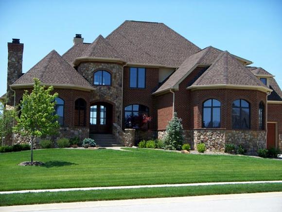 Country, European, Tudor House Plan 56600 with 5 Beds, 6 Baths, 3 Car Garage Elevation
