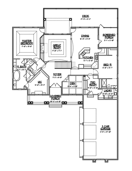 Coastal, Contemporary, Florida, Mediterranean House Plan 56618 with 4 Beds, 5 Baths, 3 Car Garage First Level Plan
