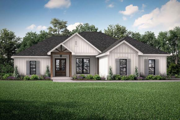 Country, Craftsman, Farmhouse House Plan 56704 with 4 Beds, 2 Baths, 2 Car Garage Elevation