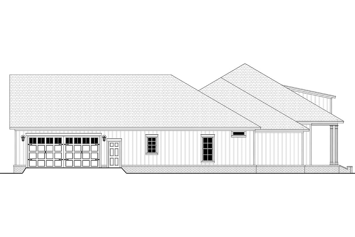 Country, French Country, Southern Plan with 2588 Sq. Ft., 3 Bedrooms, 3 Bathrooms, 2 Car Garage Picture 3