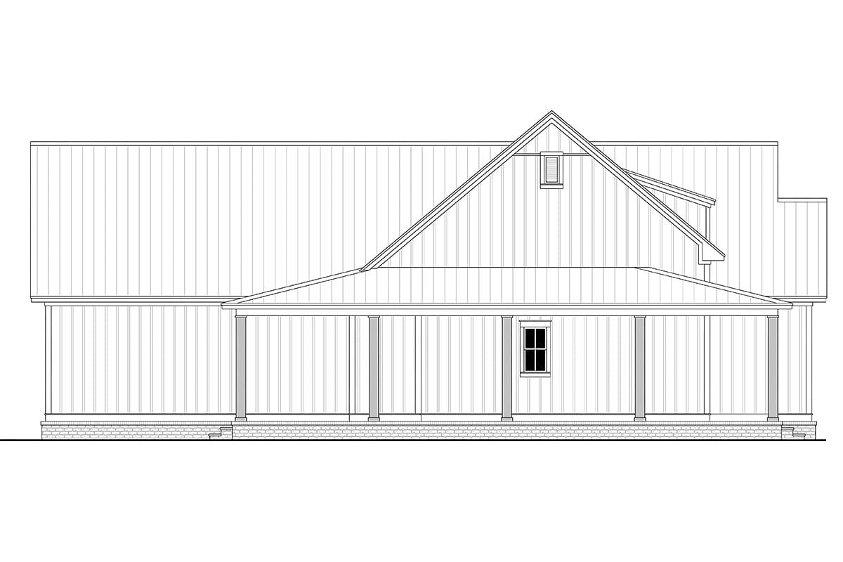 Country, Craftsman, Farmhouse Plan with 2395 Sq. Ft., 3 Bedrooms, 3 Bathrooms, 2 Car Garage Picture 3