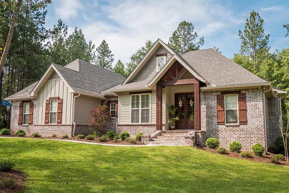 Country, Craftsman, Traditional House Plan 56903 with 3 Beds, 2 Baths, 2 Car Garage Elevation