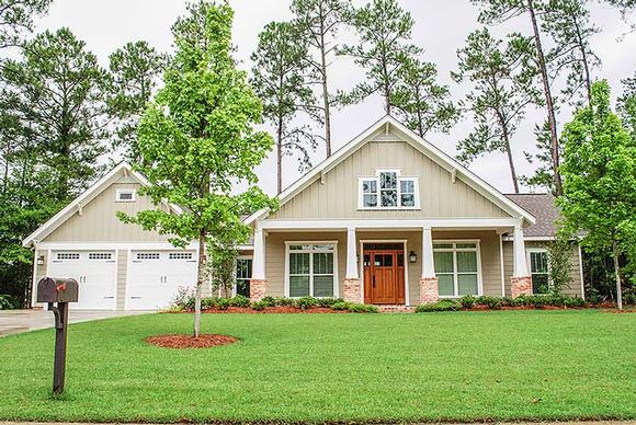 Country, Ranch, Traditional House Plan 56923 with 4 Beds, 3 Baths, 2 Car Garage Elevation