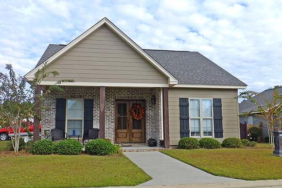 Cottage, Country, Craftsman House Plan 56948 with 3 Beds, 2 Baths, 2 Car Garage Elevation