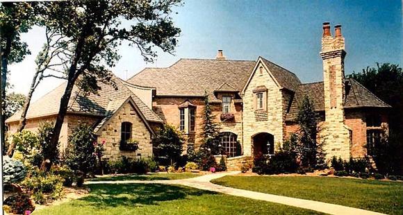 Tuscan House Plan 57125 with 5 Beds, 6 Baths, 3 Car Garage Elevation