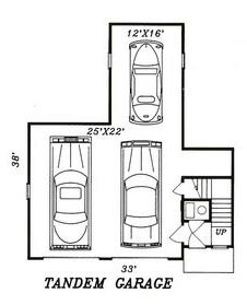 3 Car Garage Plan 58420 First Level Plan