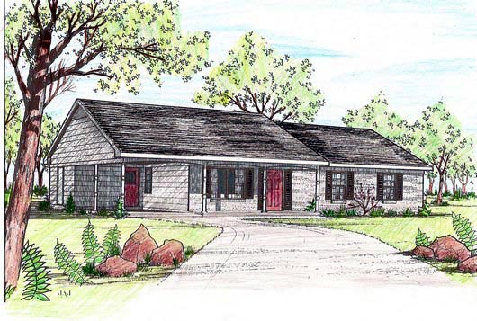 House Plan 58422 with 3 Beds, 2 Baths, 1 Car Garage Elevation House Plan 58422 with 3 Beds, 2 Baths, 1 Car Garage Elevation