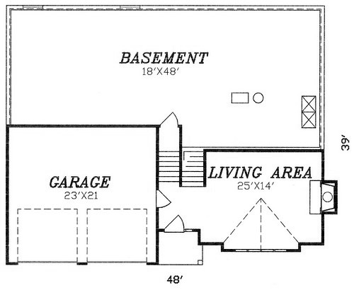 House Plan 58448 - with 1800 Sq Ft, 3 Bed, 2 Bath | COOLhouseplans.com