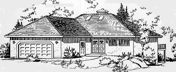 House Plan 58848 - Ranch Style with 2505 Sq Ft, 3 Bed, 2 Bath, 1 ...