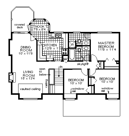 Mediterranean House Plan 58876 with 3 Beds, 2 Baths, 2 Car Garage Level One