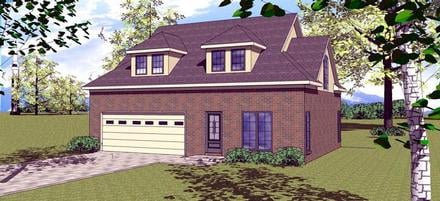 Plan Number 59379 - 1231 Square Feet