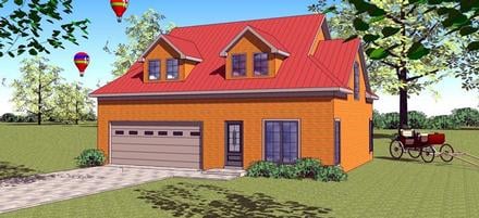 Plan Number 59385 - 1287 Square Feet