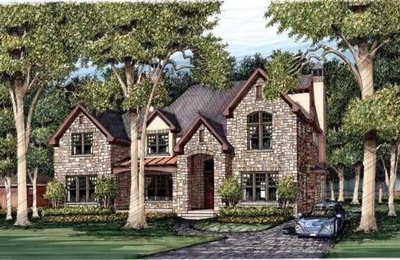 Traditional House Plan 59507 with 3 Beds, 5 Baths Elevation
