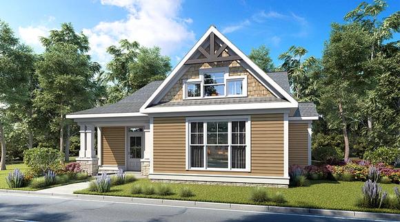 Cottage, Country, Craftsman, Ranch House Plan 60013 with 3 Beds, 2 Baths, 2 Car Garage Elevation