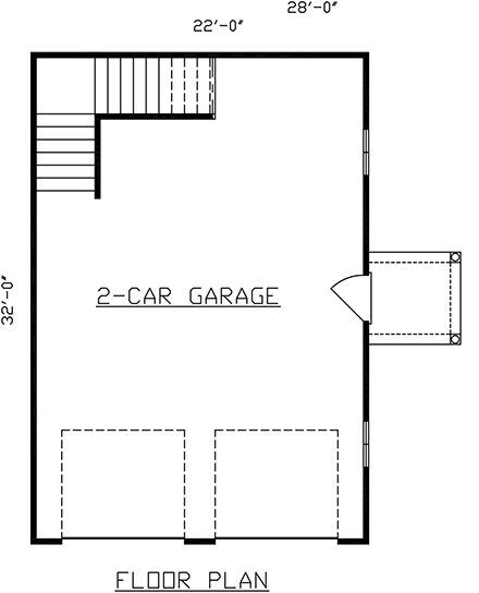 Cottage, French Country, Traditional 2 Car Garage Apartment Plan 60684 First Level Plan