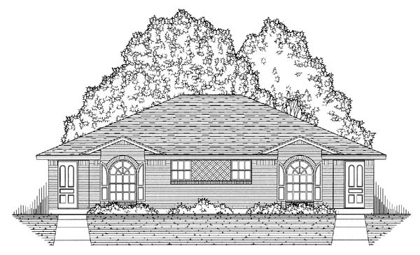 European, Traditional Plan with 1612 Sq. Ft., 4 Bedrooms, 4 Bathrooms Picture 5