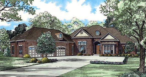 House Plan 61160 with 4 Beds, 5 Baths, 3 Car Garage Elevation