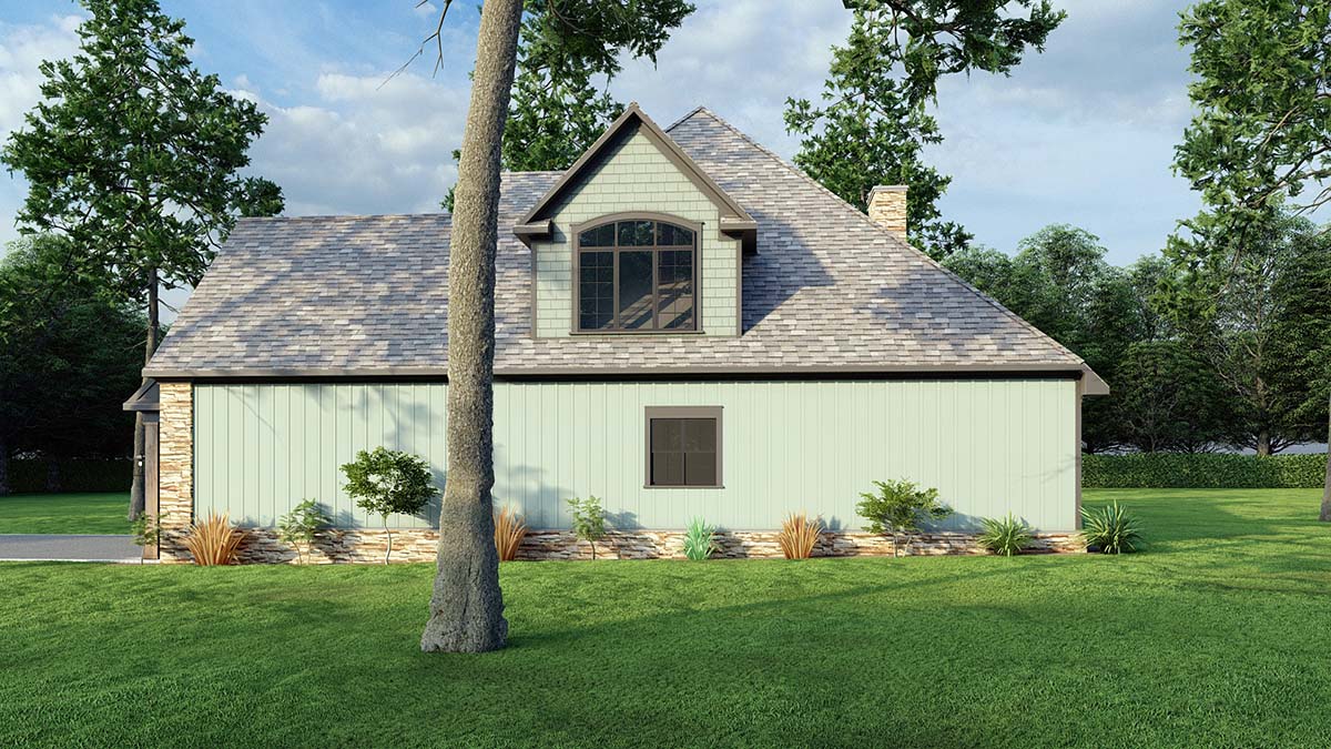 Craftsman, Traditional Plan with 2481 Sq. Ft., 3 Bedrooms, 3 Bathrooms, 2 Car Garage Picture 2
