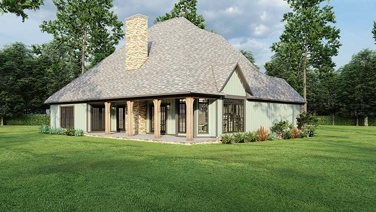 Craftsman, Traditional Plan with 2481 Sq. Ft., 3 Bedrooms, 3 Bathrooms, 2 Car Garage Picture 6