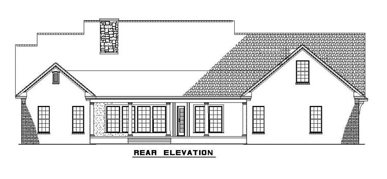 House Plan 61377 Southern Style With 2373 Sq Ft 4 Bed 3 Bath