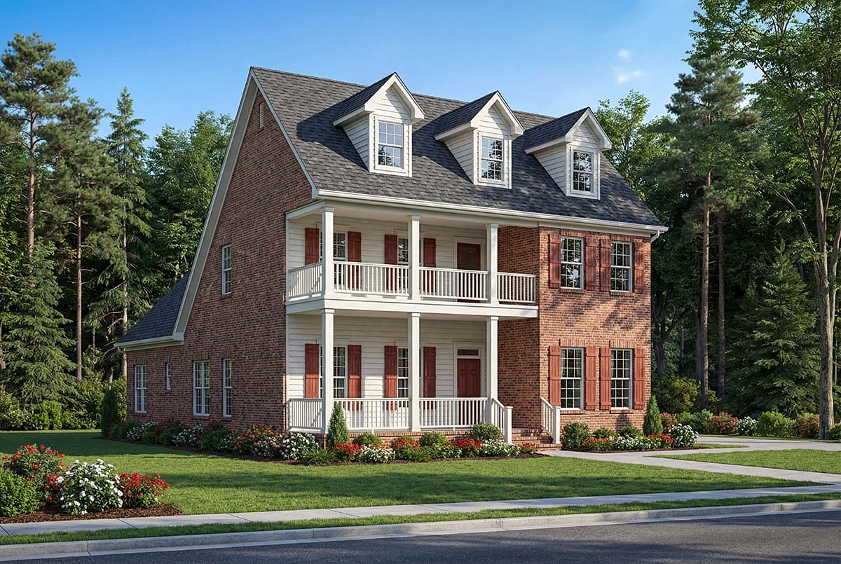 House Plan 61397 - with 2607 Sq Ft, 4 Bed, 3 Bath | COOLhouseplans.com