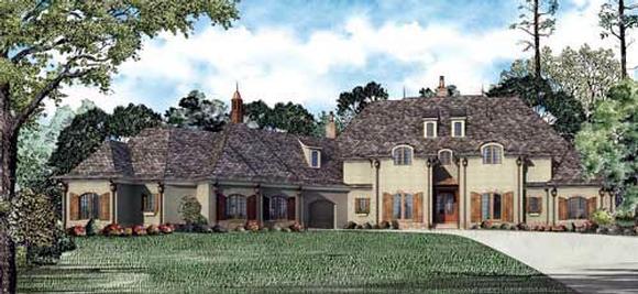 House Plan 61399 with 6 Beds, 7 Baths, 3 Car Garage Elevation