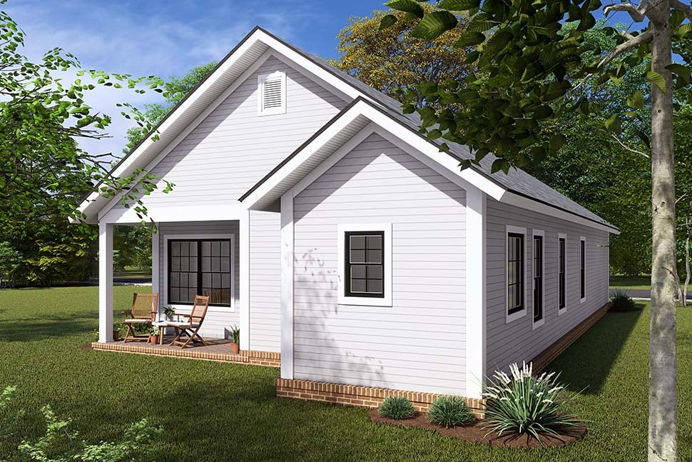 Cottage, Traditional Plan with 1397 Sq. Ft., 3 Bedrooms, 2 Bathrooms Picture 5