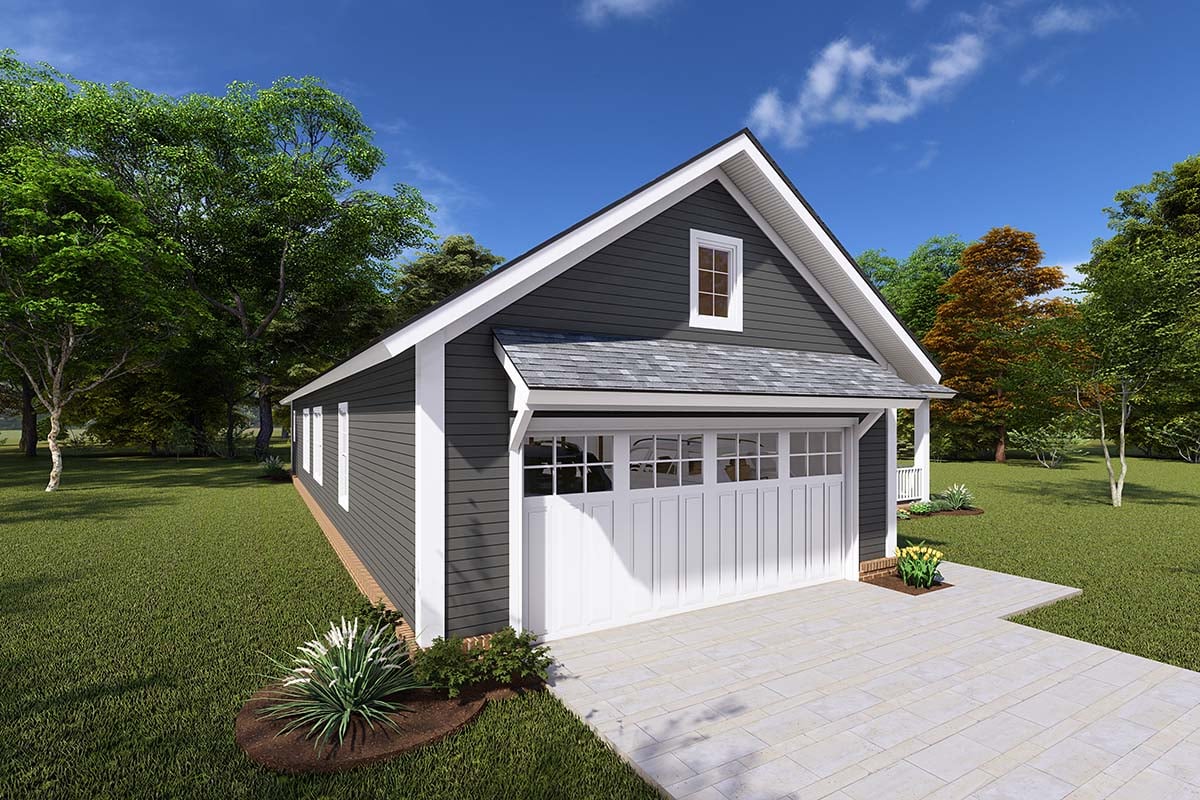 Traditional Plan with 1598 Sq. Ft., 3 Bedrooms, 2 Bathrooms, 2 Car Garage Picture 3