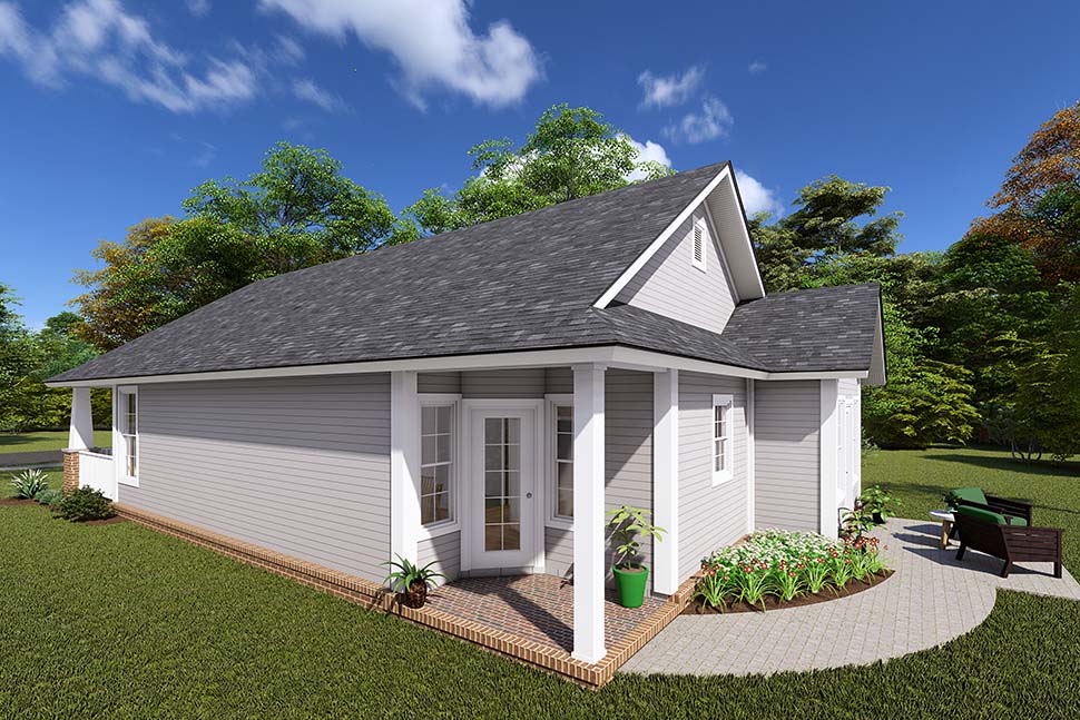 Bungalow, Traditional Plan with 1381 Sq. Ft., 3 Bedrooms, 2 Bathrooms Picture 5