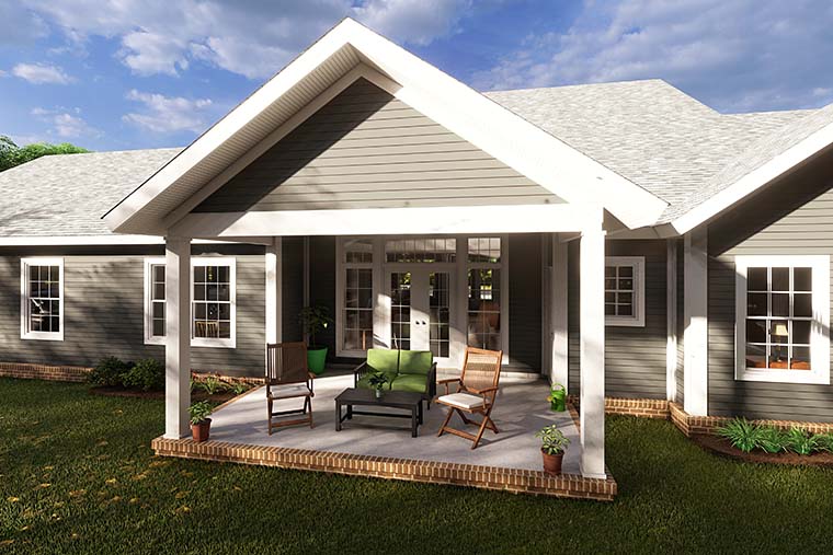 Cottage, Craftsman, Traditional Plan with 2298 Sq. Ft., 3 Bedrooms, 3 Bathrooms, 3 Car Garage Picture 6