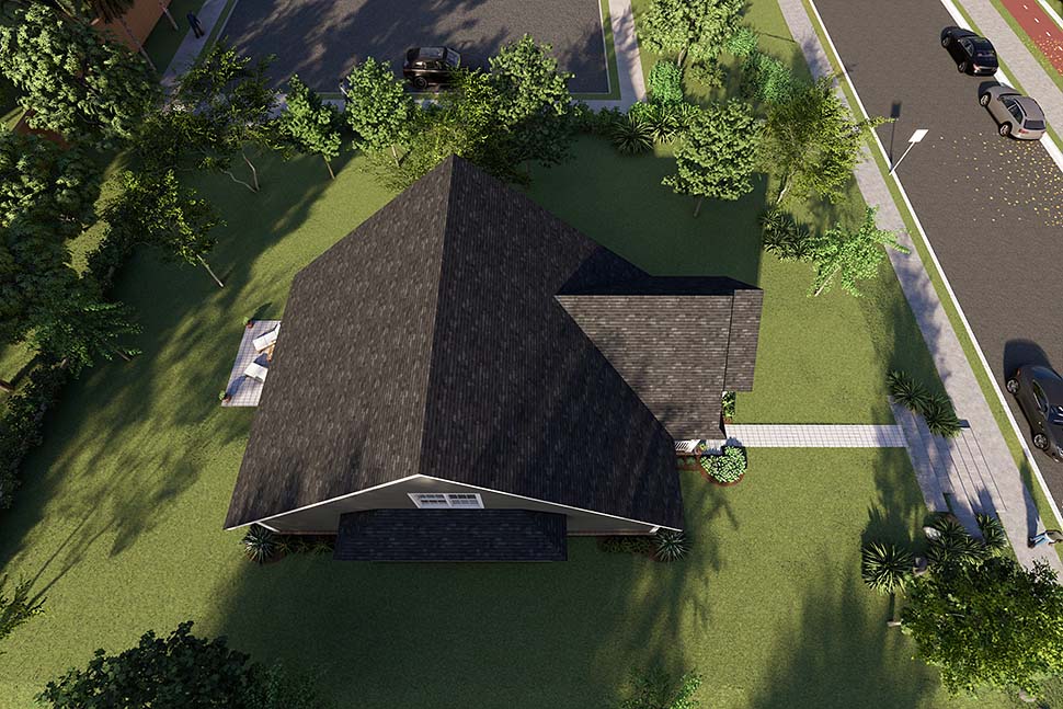 Cottage, Craftsman, Traditional Plan with 1940 Sq. Ft., 4 Bedrooms, 4 Bathrooms Picture 5