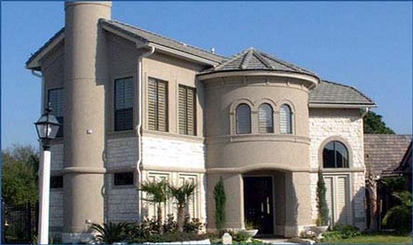 Mediterranean House Plan 61510 with 3 Beds, 3 Baths, 2 Car Garage Elevation