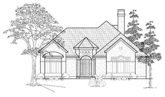 Victorian House Plan 61513 with 3 Beds, 2 Baths, 2 Car Garage Elevation
