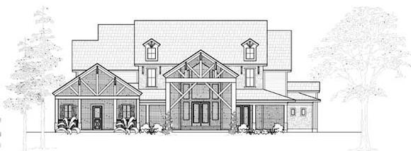 House Plan 61807 - Farmhouse Style with 4897 Sq Ft, 4 Bed, 4 Bath