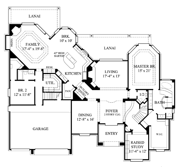 House Plan 61822 - Victorian Style with 5056 Sq Ft, 5 Bed, 4 Bath ...