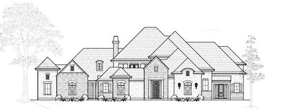 Victorian House Plan 61824 with 4 Beds, 5 Baths, 3 Car Garage Elevation