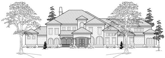 House Plan 61890 with 7 Beds, 7 Baths, 4 Car Garage Elevation