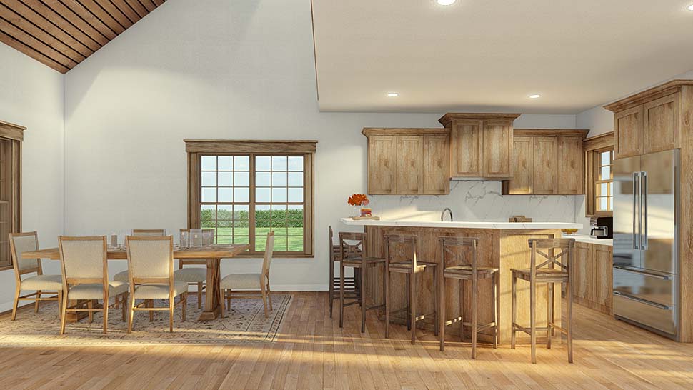 Cabin, Country, Southern Plan with 1400 Sq. Ft., 2 Bedrooms, 2 Bathrooms Picture 12